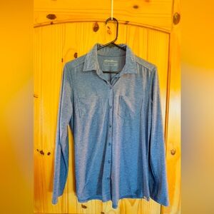 Women’s Eddie Bauer Long Sleeve Button Up Activewear Shirt